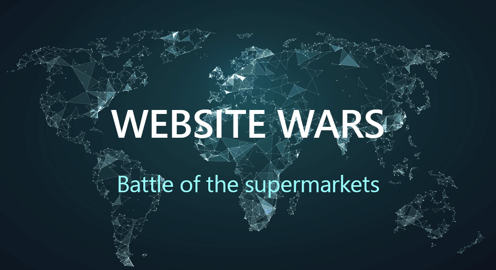 website wars supermarkets