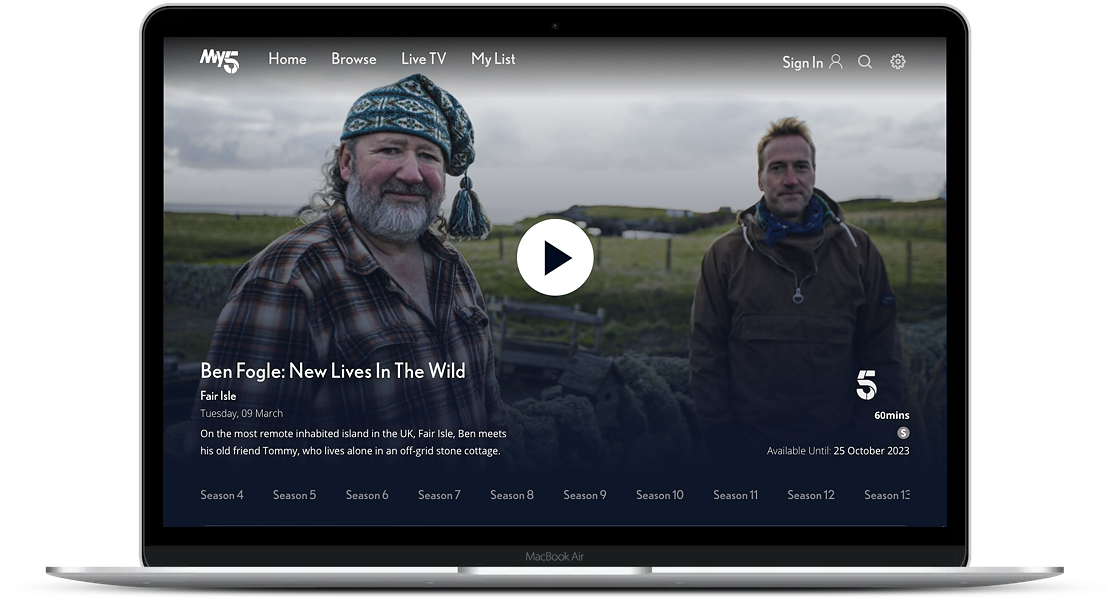 Channel 5 Website Testing Service Digivante Case Study