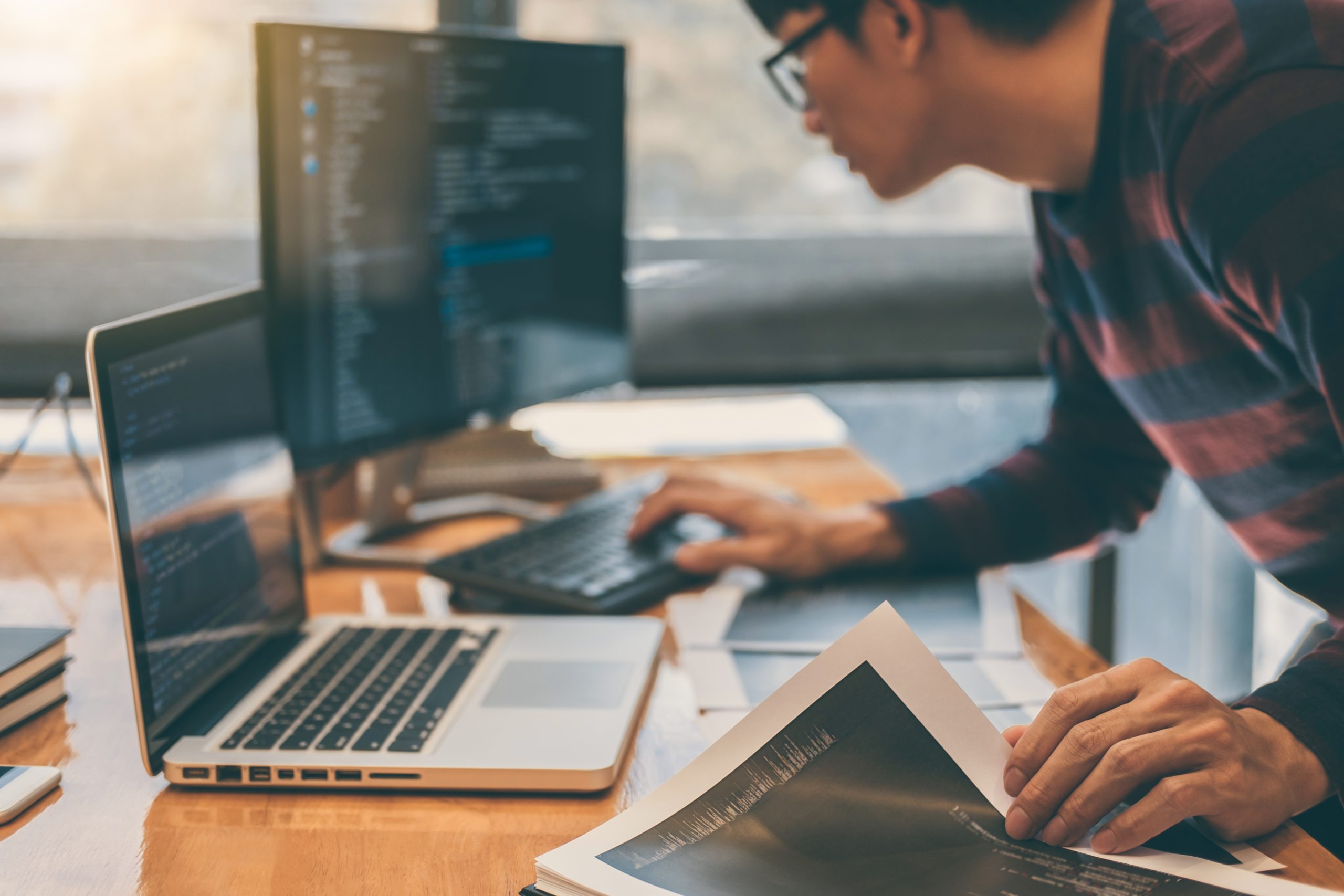 Professional Development programmer working in programming websi