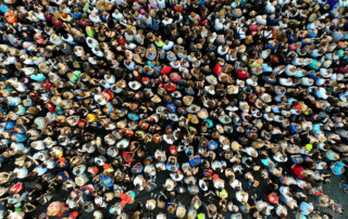 Large crowd of people