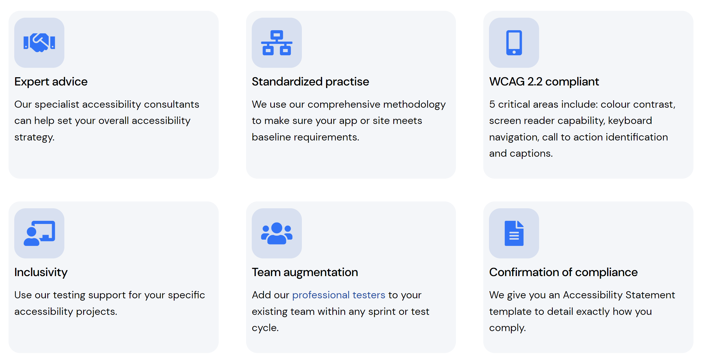 Infographic that shows how digivante accessibility testing works