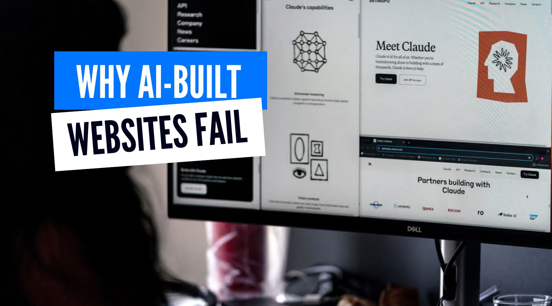 why ai-built websites user experience fail